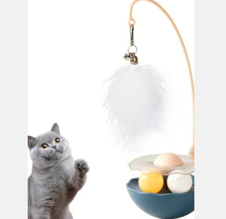 Interactive Cat Toy duck shape design