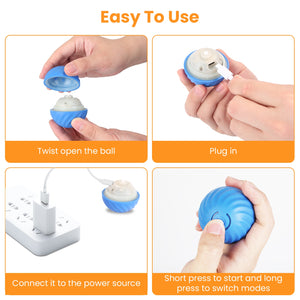 Interactive Cat Ball Toy motion activated