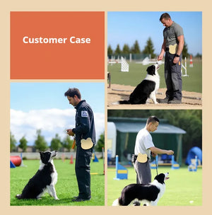 Dog Training Treat Pouch portable with buckle
