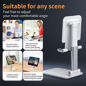 Cell phone stand desktop holder supporting tablet