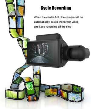 Dual Lens Car DVR Front and Interior Dash Cam