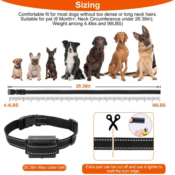 Charge the Dog Training Collar fully before first use.