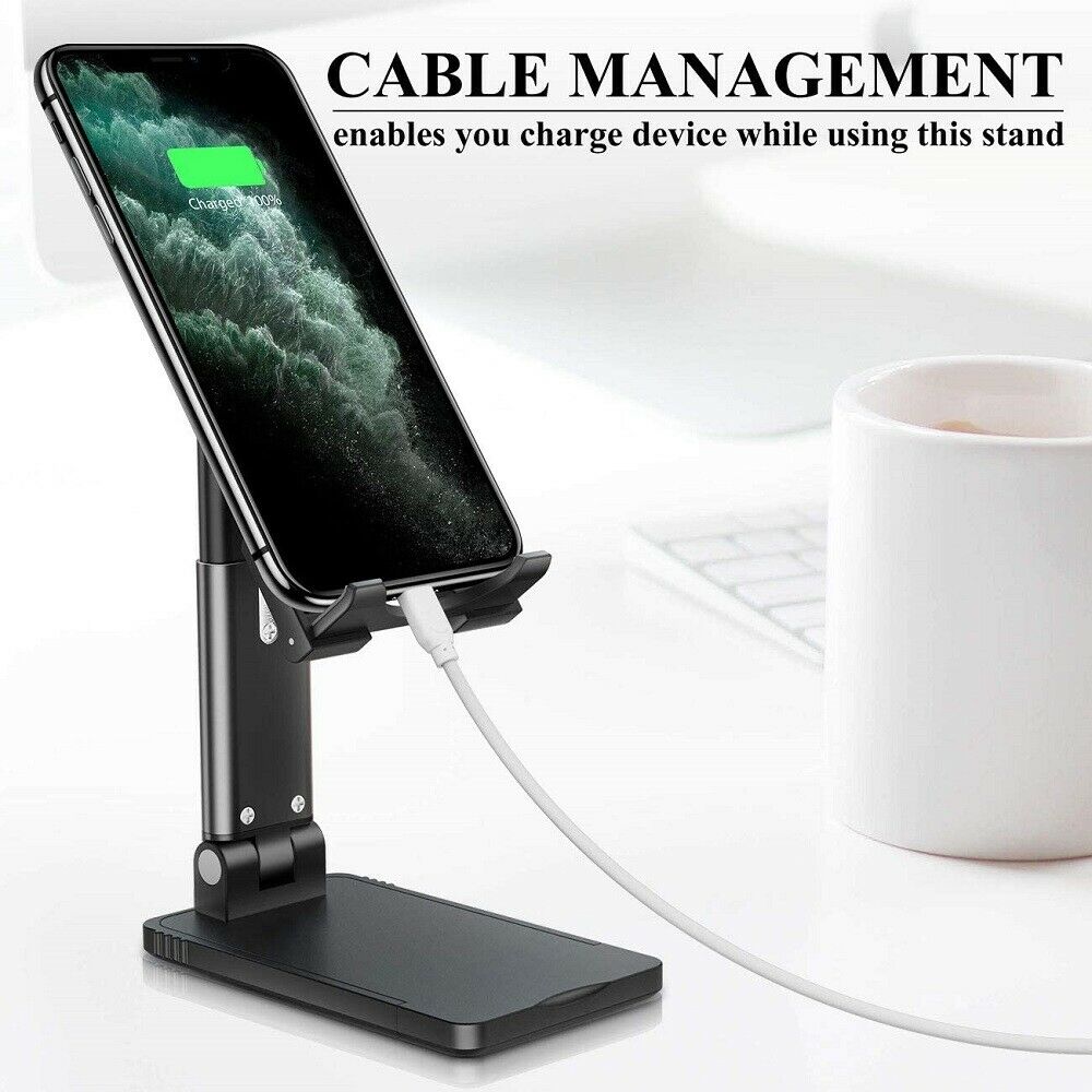 Cell phone stand desktop holder stable base
