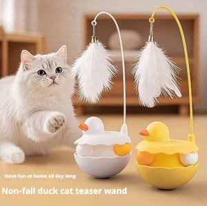 Interactive Cat Toy duck shape design