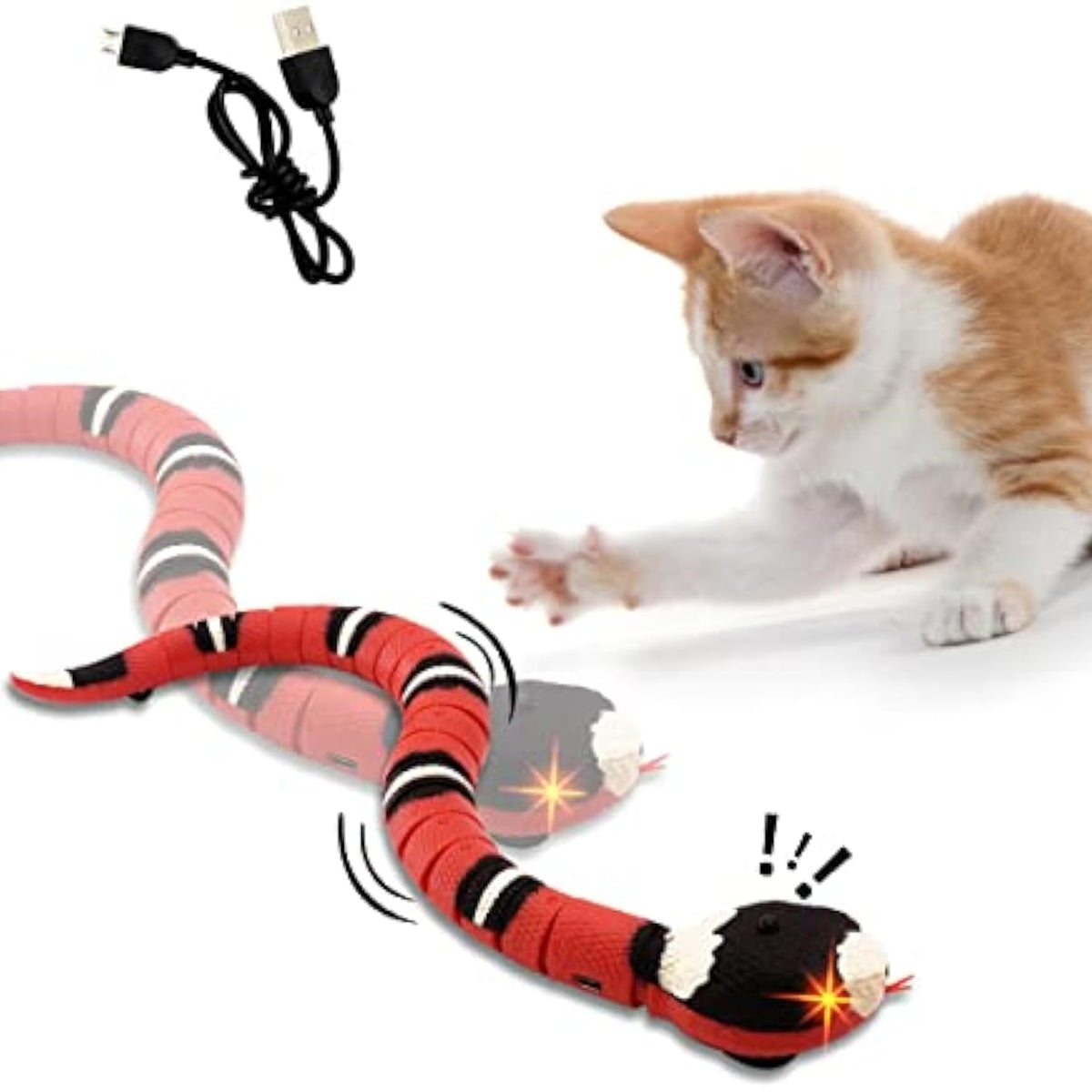 Interactive Cat Toy Snake for cats and dogs